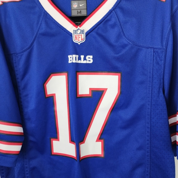 Buffalo Bills Nike Blue NFL Jersey Josh Allen 17 Blue Home Size Medium - Picture 4 of 9